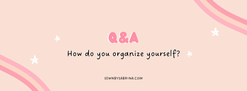 Q&A How do you organize yourself?