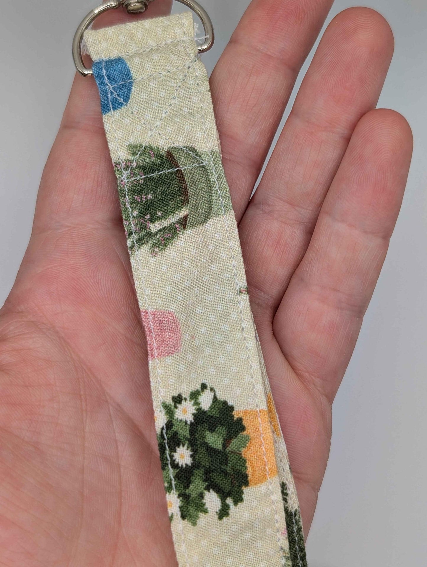 Flower Pot Keychain, Flower Pot Lanyard, Plants, Ferns, Flowers, House Plants, Gardener, Plant Parent, Herbalist, Florist, Cute Flowers