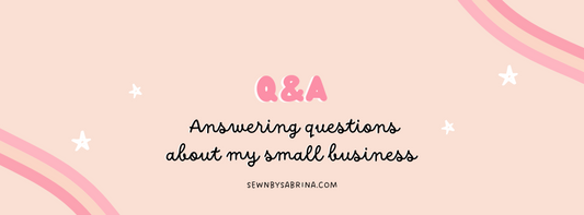Q&A: Answering questions about my small business