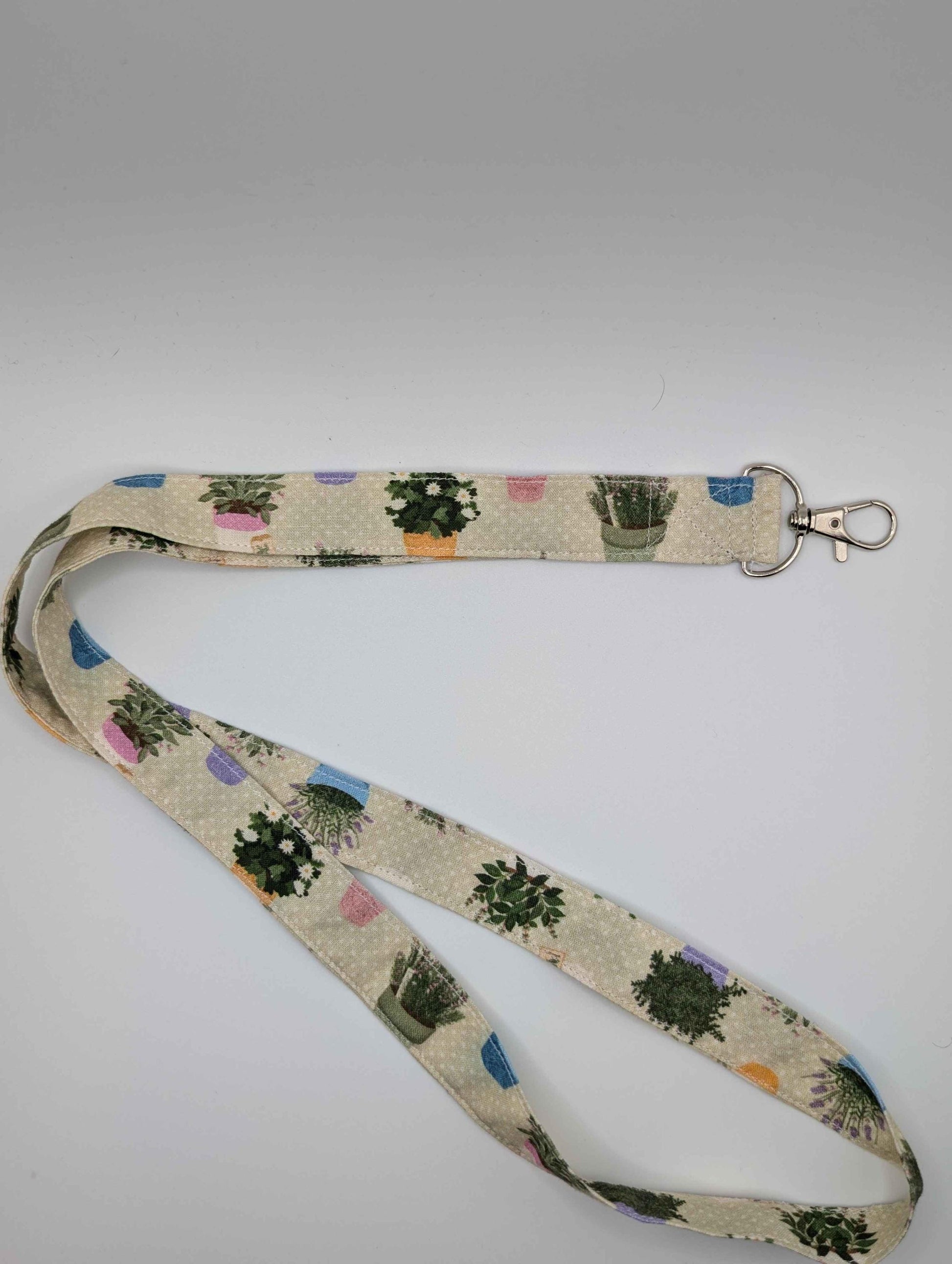 Flower Pot Keychain, Flower Pot Lanyard, Plants, Ferns, Flowers, House Plants, Gardener, Plant Parent, Herbalist, Florist, Cute Flowers