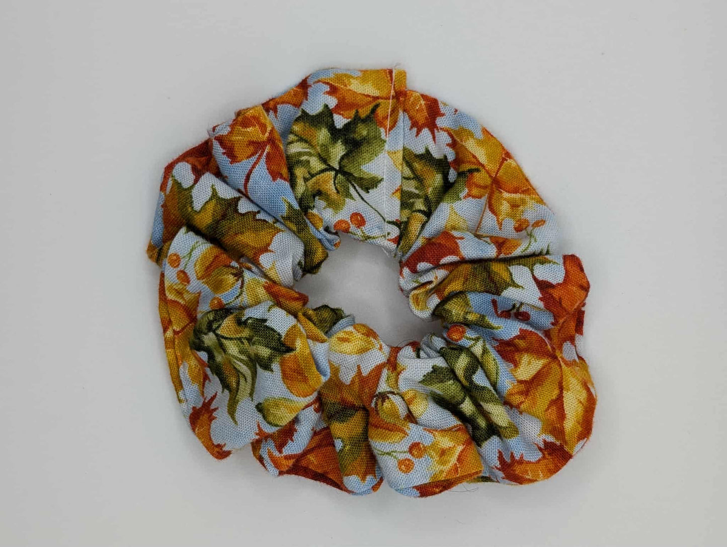Autumn Leaves Scrunchie, Fall Foliage, Fall Leaves, Seasons Scrunchie, Halloween Scrunchie, Autumn Scrunchie, Back to School, Thanksgiving