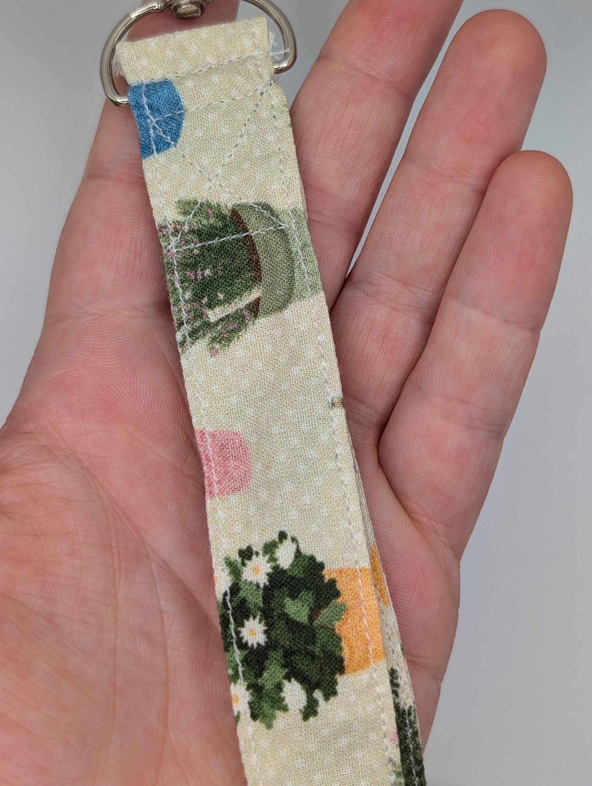 Flower Pot Keychain, Flower Pot Lanyard, Plants, Ferns, Flowers, House Plants, Gardener, Plant Parent, Herbalist, Florist, Cute Flowers